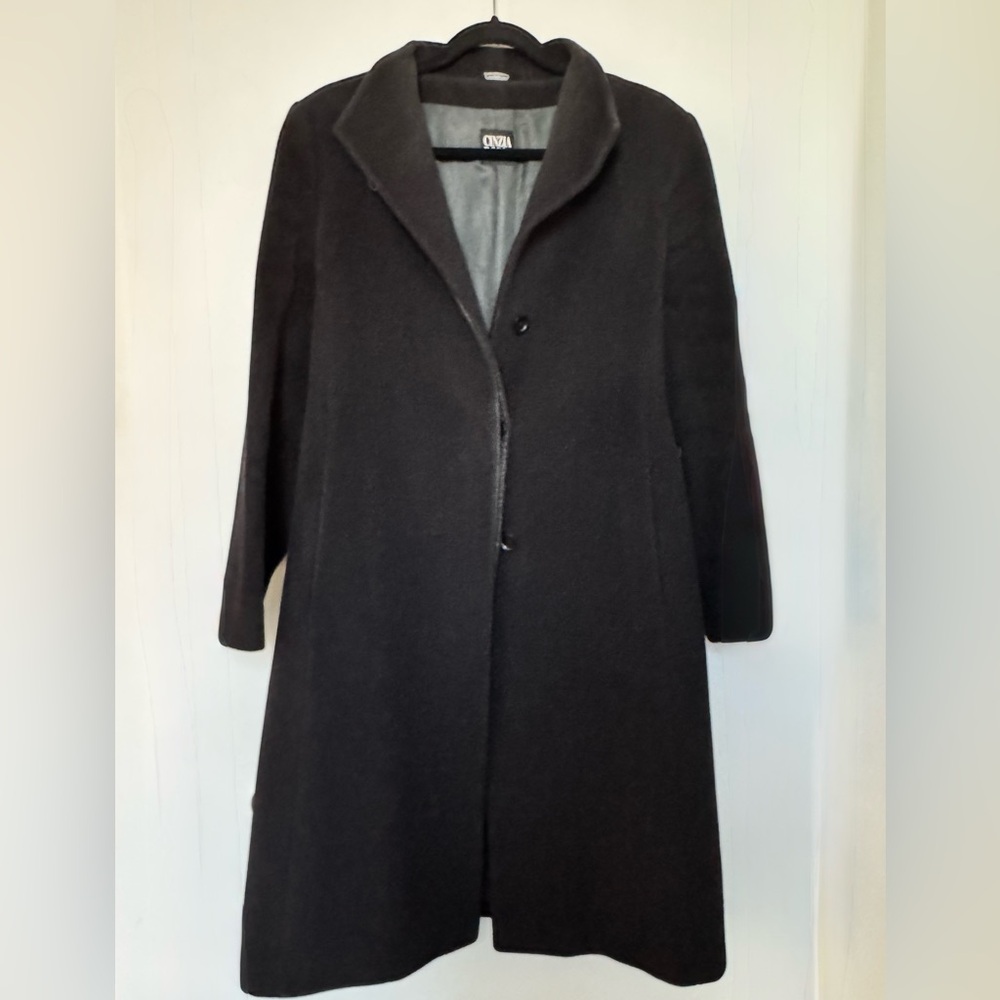 Cinzia Rocca Icons Black Trench Coat